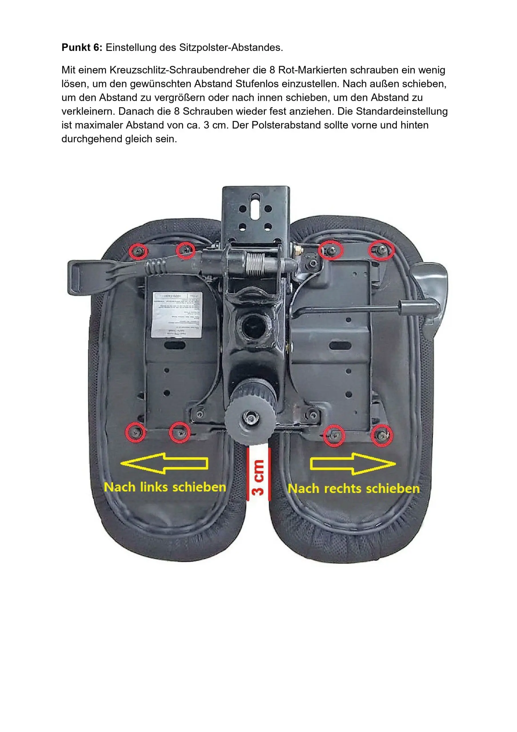 Bedienungsanleitung HARA STUHL Modell CAE