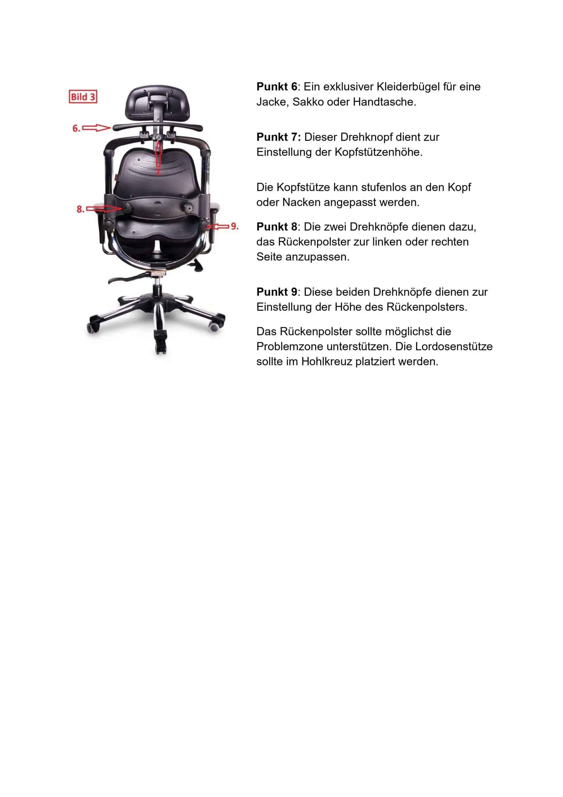 Bedienungsanleitung HARA STUHL Modell ZEN