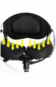 HARA STUHL ZEN-LS 01 schreibtischstuhl rücken bandscheibenstuhl 2