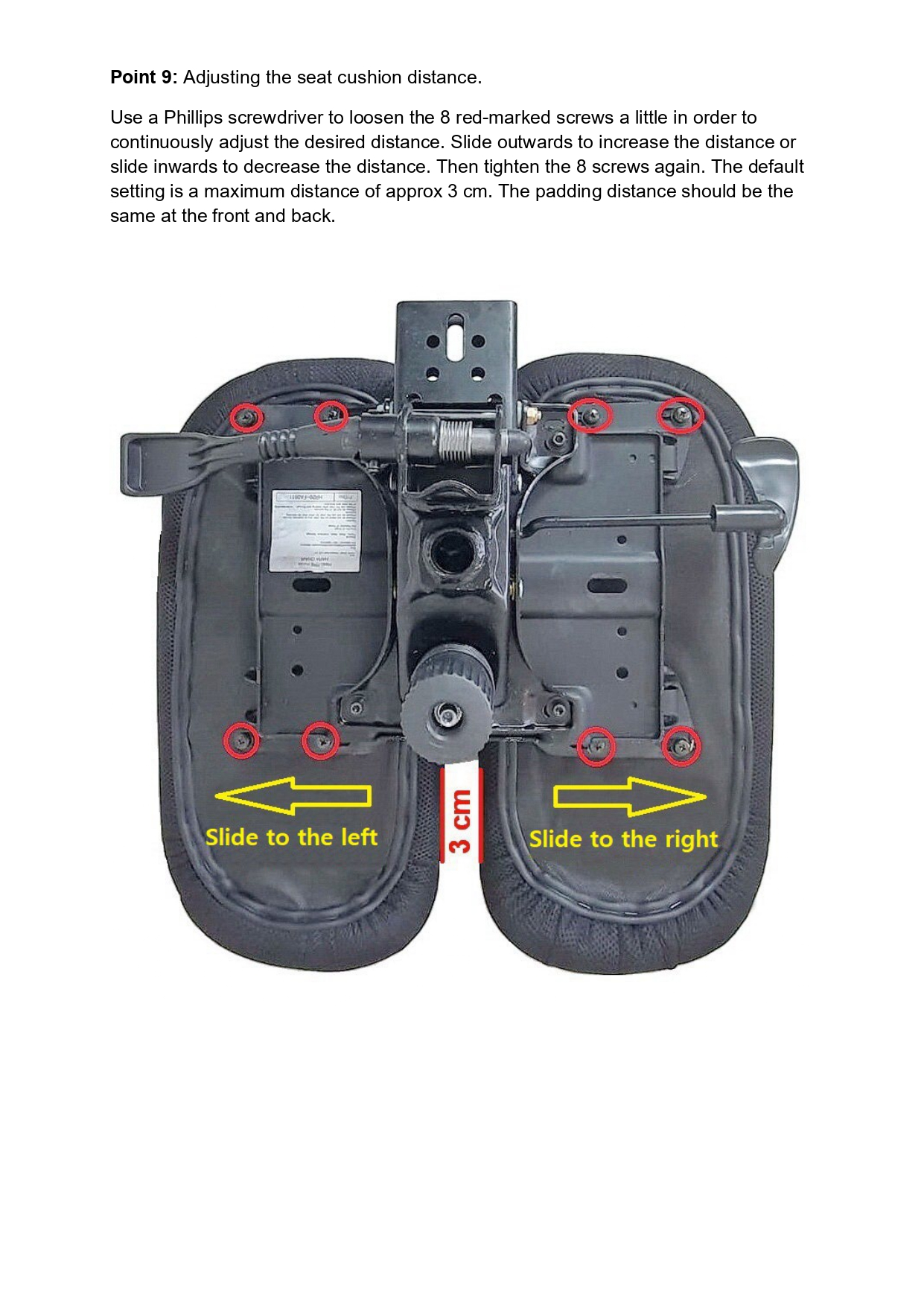 Instruction manual HARA CHAIR model THA