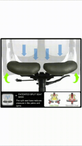 HARA CHAIR ® FOR LONG AND PAIN-FREE SITTING WITH THE PATENTED HARA CHAIR TECHNOLOGY!